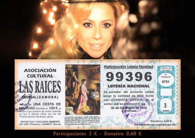 Raíces 2014 cartel lotería