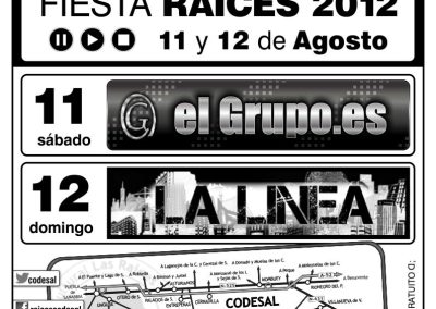 27 Raíces 2012 cartel grupos