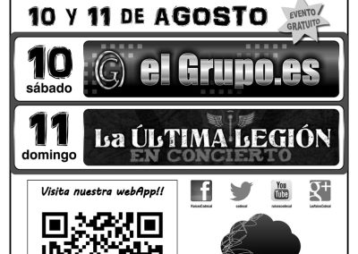 28 Raíces 2013 cartel grupos